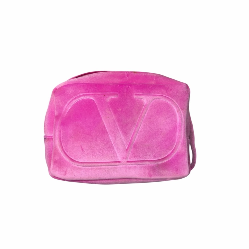 Valentino Vibrant Pink Cosmetic Bag